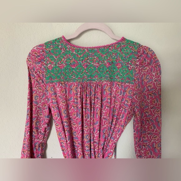 J Crew Belted Embroidered Tunic Dress - Picture 7 of 12